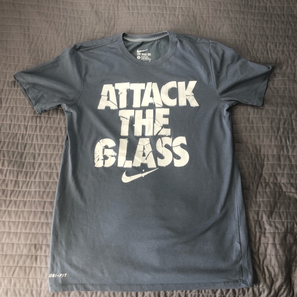 Nike Dri Fit Attack the Glass Gym Workout Shirt
